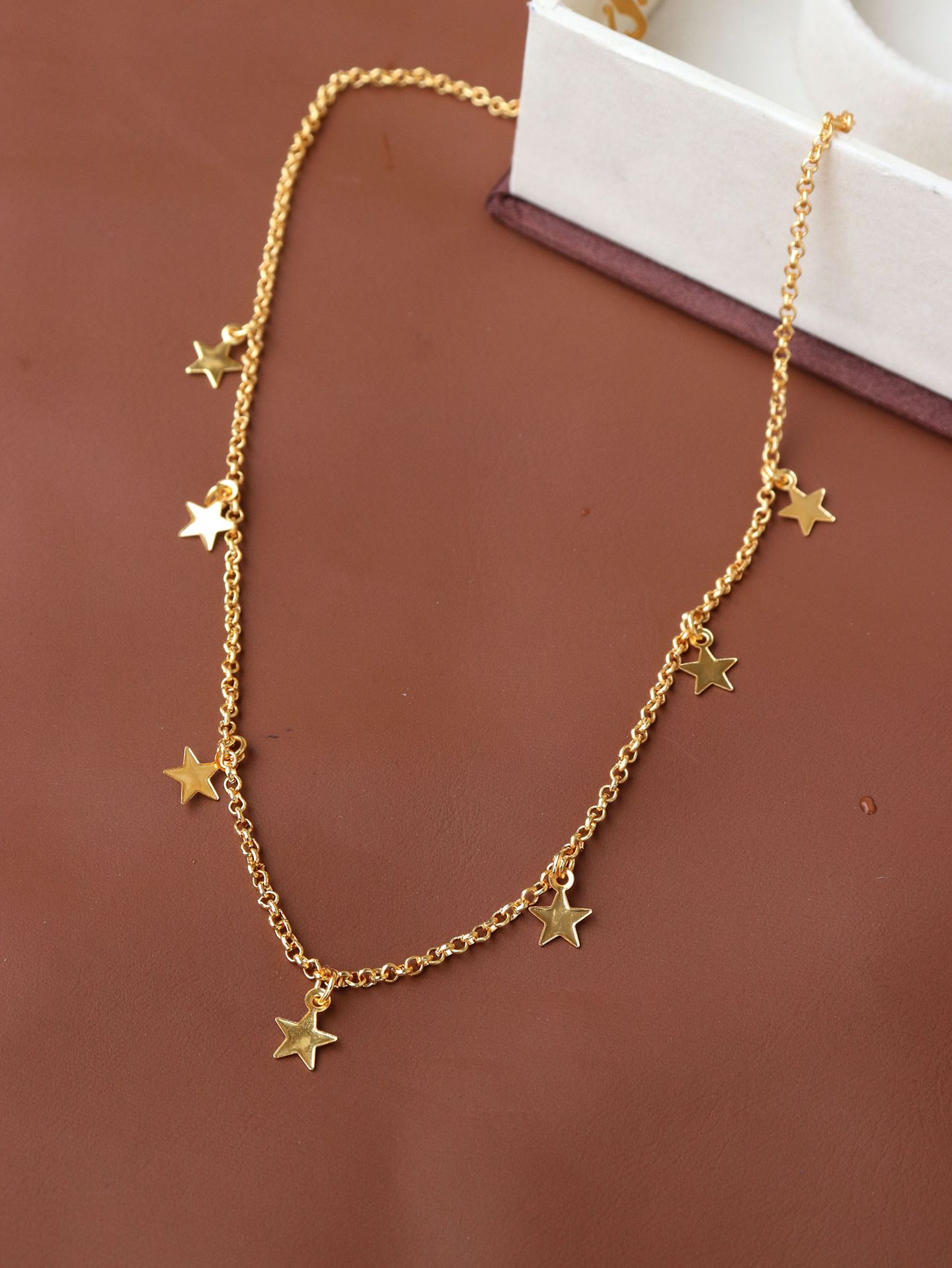 Korean statement Necklace with star charm