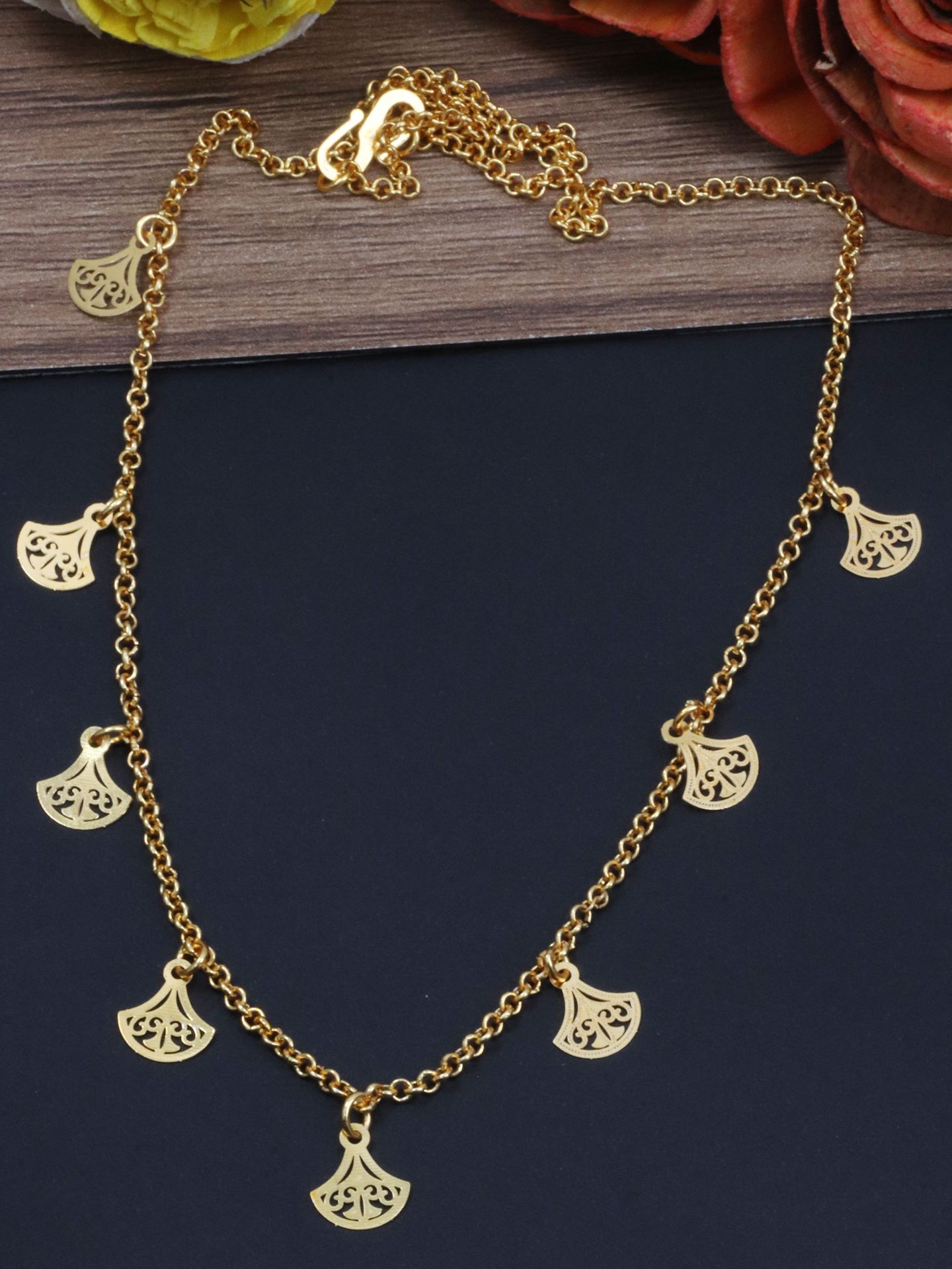 Korean statement Necklace with Bell charm